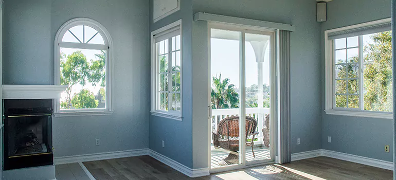 Tempered Glass Sliding Door inEast Lake, FL