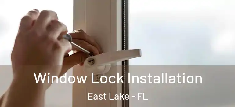  Window Lock Installation East Lake - FL